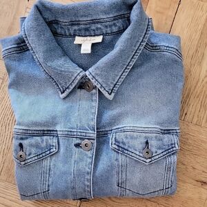 DENIM JACKET/TRUCKER/LARGE/NEW